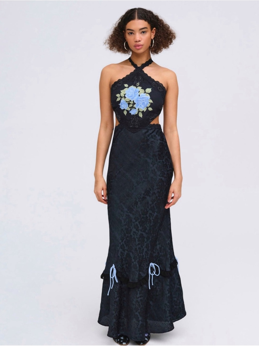 NWT For Love and Lemons Mathilde Maxi Dress - XS - Picture 5 of 7